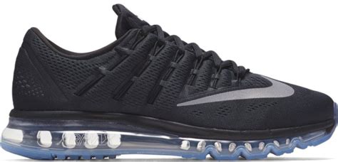 nike air max 2016 zwart zwart|Air Max black dark grey sneakers.